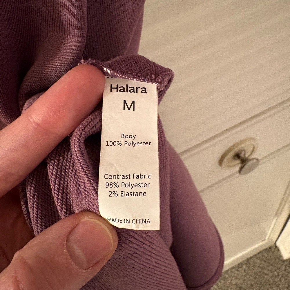Purple Hooded Midi Dress - Halara TikTok Brand Pre-Owned Like New - Picture 7 of 12